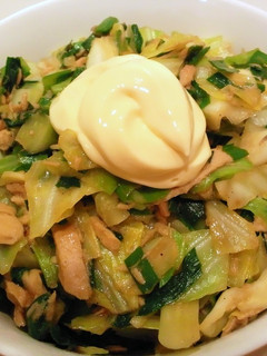 ニラキャべ丼-レシピのメイン写真