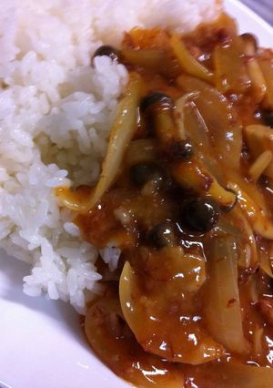 簡単ヘルシー ひと煮立ちハヤシライス-レシピのメイン写真
