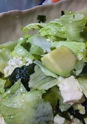 シャキシャキ野菜とアボガドの和サラダ-レシピのメイン写真