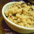 **何てこたない塩昆布の炊き込みご飯**