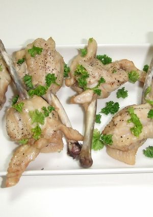 ヘルシオでチューリップ（手羽先）の塩焼き-レシピのメイン写真