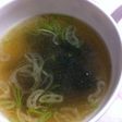 超簡単...カップで...ワカメスープ