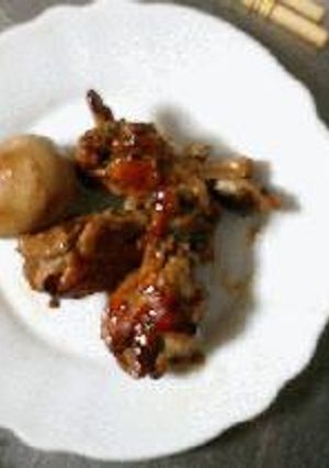 鶏の手場元と卵の簡単とろとろ親子煮-レシピのメイン写真