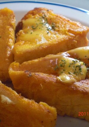 野菜ジュースで☆ピザ風フレンチトースト-レシピのメイン写真