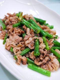 ☆いんげんと豚肉の炒め物☆-レシピのメイン写真