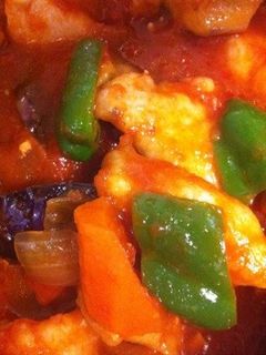 下味冷凍保存胸肉でチキンのトマト煮込み-レシピのメイン写真