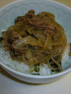 我が家の簡単牛丼-レシピのメイン写真