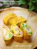 お弁当に✿春色たまご焼き