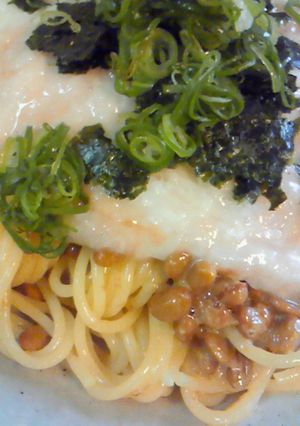 納豆スパゲティ♪-レシピのメイン写真