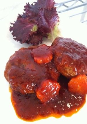 すぐ出来る‼煮込みハンバーグ(^-^)/-レシピのメイン写真