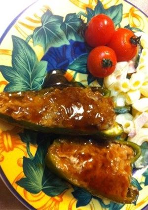 ピーマンの肉詰め-レシピのメイン写真