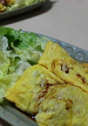 簡単★オムレツ風お肉まきまき-レシピのメイン写真