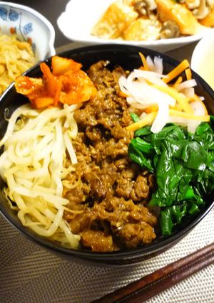 簡単美味しいビビンバ丼-レシピのメイン写真