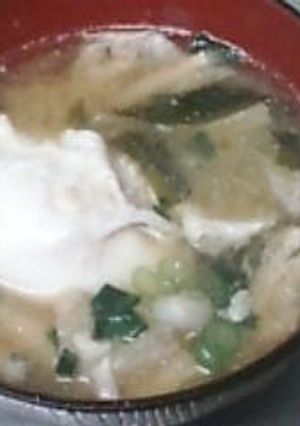朝ご飯＠スピード卵のお味噌汁（裏技）-レシピのメイン写真