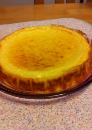 簡単！米粉で濃厚べイクドチーズケーキ☆-レシピのメイン写真