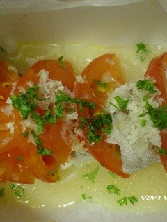 タラとトマトのイタリアンホイル焼き-レシピのメイン写真