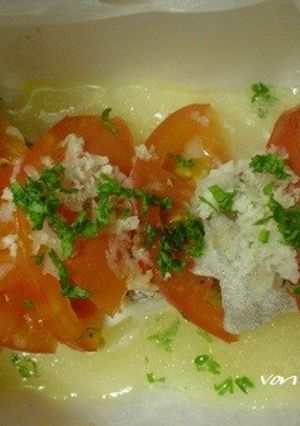 タラとトマトのイタリアンホイル焼き-レシピのメイン写真