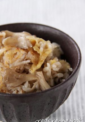 松山あげと舞茸のごはん-レシピのメイン写真