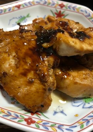 鶏胸肉の青唐辛子照り焼き-レシピのメイン写真