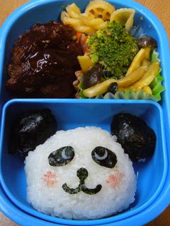 キャラ弁!パンダ弁当(^^)-レシピのメイン写真