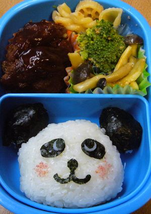 キャラ弁！パンダ弁当(^^)-レシピのメイン写真