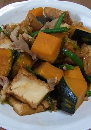 厚揚げと豚バラの甘辛炒め煮-レシピのメイン写真