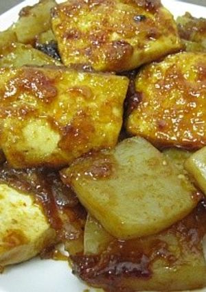 韓国風＊ヘルシー豆腐こんにゃくステーキ-レシピのメイン写真