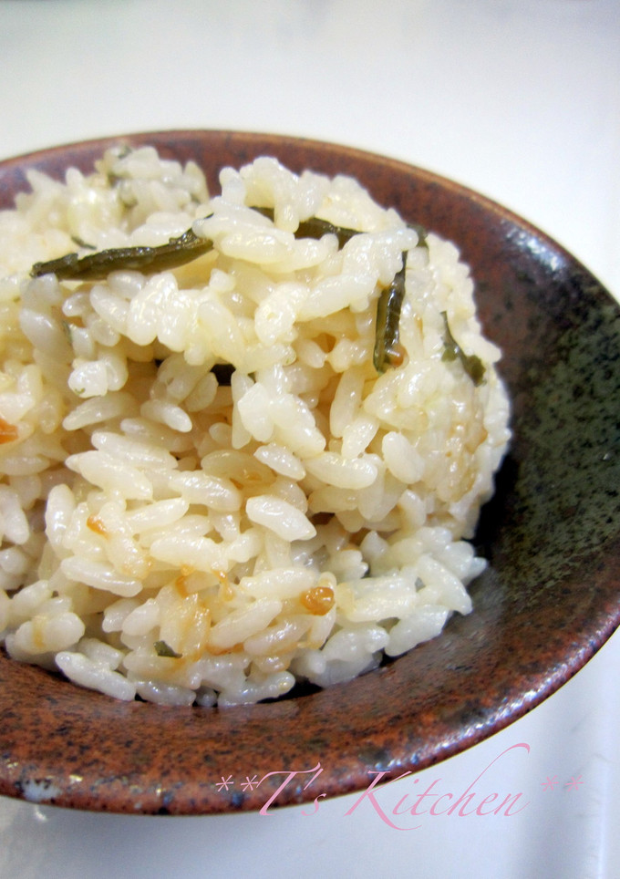 チーズと塩昆布の炊き込みご飯-レシピのメイン写真