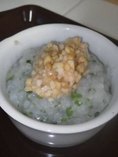 離乳食*納豆と青のり粥-レシピのメイン写真