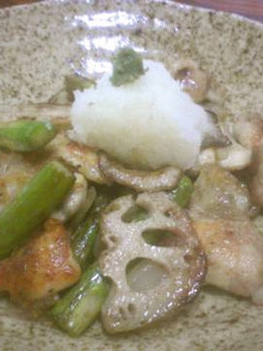 鶏肉と焼き野菜☆おろしのせ-レシピのメイン写真