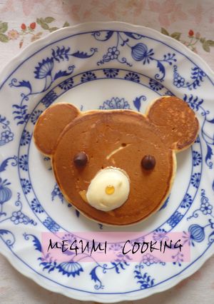 くまさんパンケーキ★ポイントはマーガリン-レシピのメイン写真