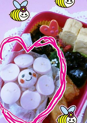 お花ちゃんおにぎり*簡単キャラ弁-レシピのメイン写真
