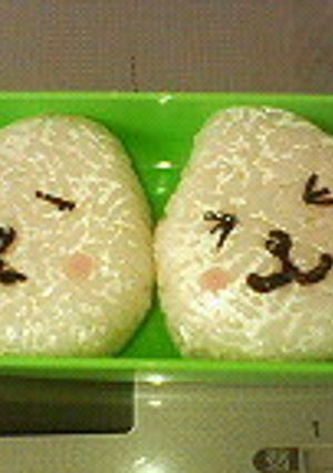 キャラ弁★Qooなおにぎり-レシピのメイン写真