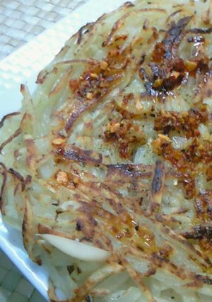 千切りポテト焼き＋イタリアンラー油☆-レシピのメイン写真