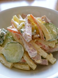 家のマカロニサラダ-レシピのメイン写真