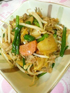キムチ入り♡肉野菜炒め(豚キムチ風)-レシピのメイン写真
