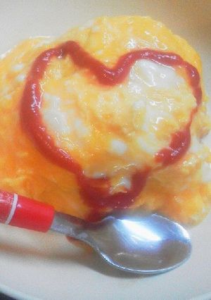 子供もパクパク☆セロリ葉入りのオムライス-レシピのメイン写真
