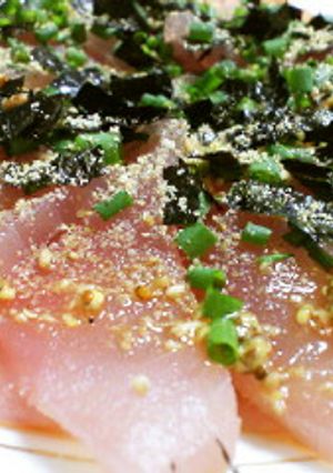 韓国風　マグロのカルパッチョ-レシピのメイン写真