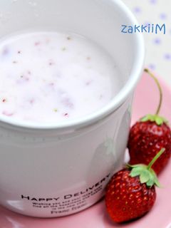 甘酒✿いちごミルク-レシピのメイン写真