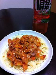 1日分の野菜&トマト缶deお手軽パスタ-レシピのメイン写真