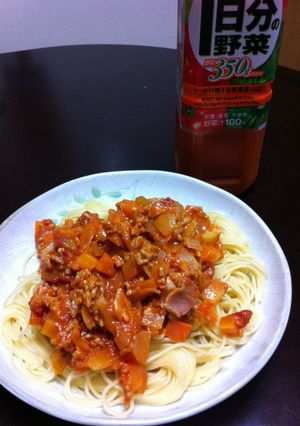 1日分の野菜&トマト缶deお手軽パスタ-レシピのメイン写真