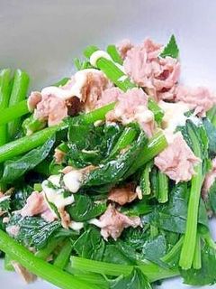 明日葉のシーチキンマヨネーズ和え-レシピのメイン写真