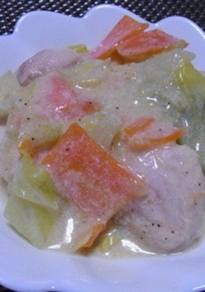 鶏の豆乳クリーム煮-レシピのメイン写真