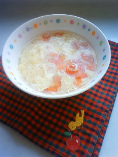 トマト&たまごのスープ-レシピのメイン写真