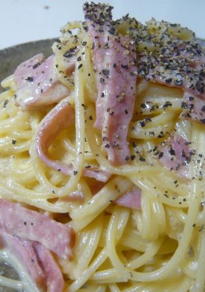 ウチの美味しいカルボナーラ-レシピのメイン写真