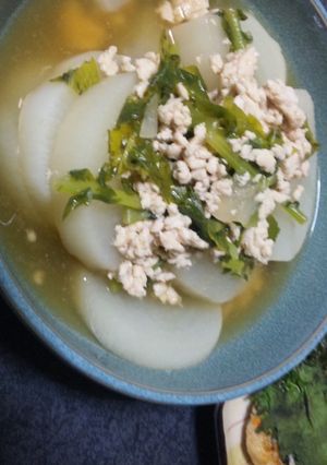 大根と鶏挽き肉の煮物-レシピのメイン写真