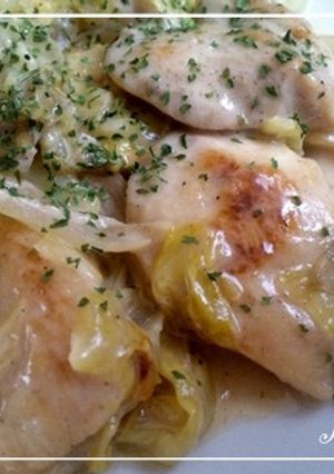やわふわの鶏胸肉のクリーム煮-レシピのメイン写真