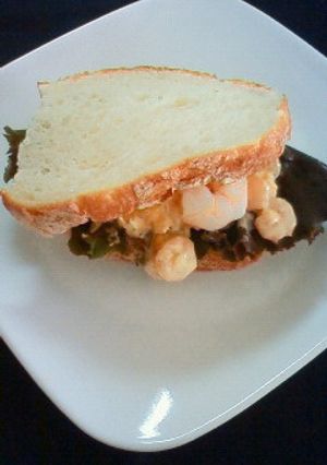 給料日まであと●日!エビタルサンド-レシピのメイン写真