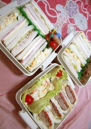 ピクニックや休日に②行楽サンドイッチ弁当-レシピのメイン写真