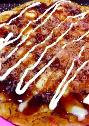 もっち餅お好み焼き-レシピのメイン写真